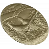 Фазаны в овальном медальоне - 3D модель STL для ЧПУ