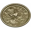 Songbird Floral Medallion - STL 3D model for CNC