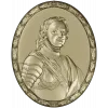 Peter I Oval Medallion - STL Relief for CNC