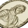 Peter I Oval Medallion - STL Relief for CNC