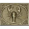 Панно "Рак в рамке" - 3D модель STL для ЧПУ