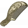 Ornate Phoenix Comb 3D STL for CNC carving
