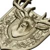 Stag Head Shield STL - High Relief CNC Model