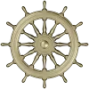 Ship's Wheel Helm - STL 3D Model for CNC Router
