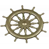 Ship's Wheel Helm - STL 3D Model for CNC Router