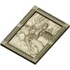 Mermaid high-relief panel STL for CNC