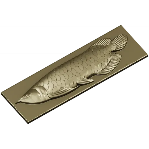 Рельеф арованы - STL 3D модель для ЧПУ