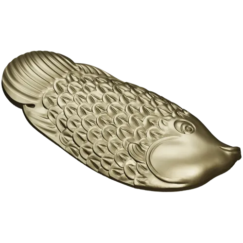 3D модель карпа в рельефе (STL) для ЧПУ