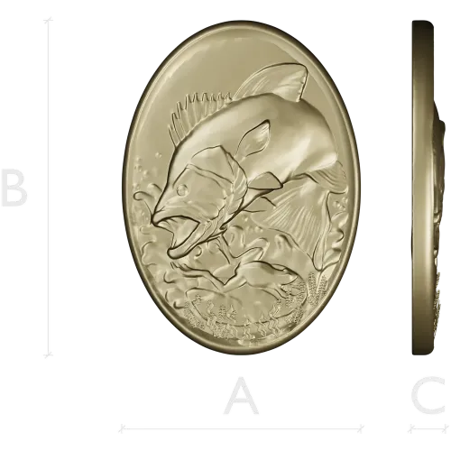 STL модель барельефа "Судак" для ЧПУ - 3D модель stl для фрезера