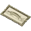 Baroque Sturgeon Relief - STL 3D model for CNC carving
