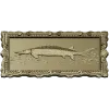 Baroque Sturgeon Relief - STL 3D model for CNC carving