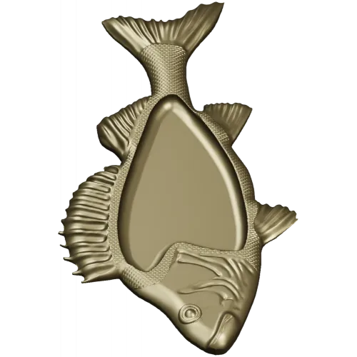 Рыба-поднос - 3D модель STL для фрезера