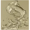 Танец карпов - 3D панно в формате STL для ЧПУ