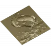Koi Embrace - high-relief STL panel for CNC