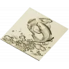Koi Embrace - high-relief STL panel for CNC