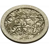 Koi & Lotus Round Relief - STL 3D Model for CNC