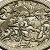 Koi & Lotus Round Relief - STL 3D Model for CNC
