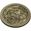 Koi & Lotus Round Relief - STL 3D Model for CNC