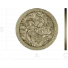 Koi & Lotus Round Relief - STL 3D Model for CNC