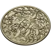 Koi Gate Medallion - detailed 3D STL for CNC milling