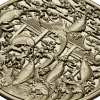 Koi Gate Medallion - detailed 3D STL for CNC milling