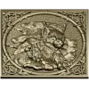 Рысь в медальоне - 3D панно STL для ЧПУ