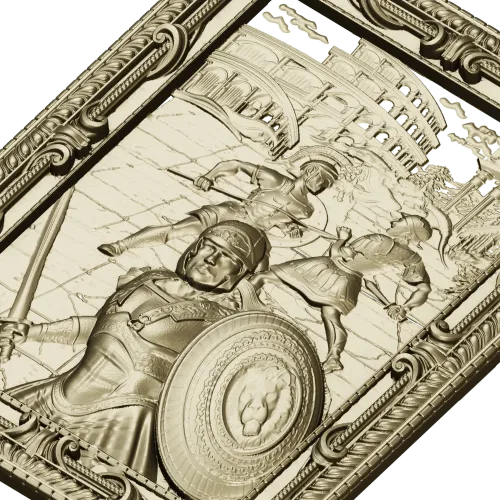 Рельефное панно "Стражи Колизея" - 3D модель STL для ЧПУ
