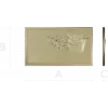 Sauna plaque 3D model STL - "Light steam" bas-relief for CNC
