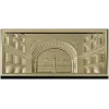 Palace Square arch relief - 3D STL model for CNC