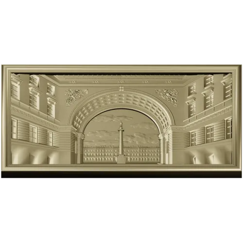 Palace Square arch relief - 3D STL model for CNC
