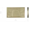 Palace Square arch relief - 3D STL model for CNC