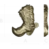 3D модель ковбойского сапога со шпорой (STL для ЧПУ)