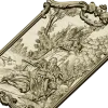 Rococo high-relief panel 3D model - Rendezvous in the Grove (STL for CNC)
