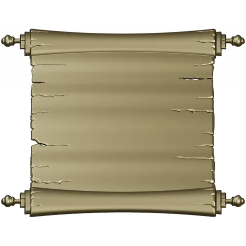 Scroll Relief STL for CNC Router - Aged Parchment Panel