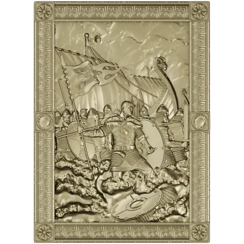 Sviatoslav bas-relief STL for CNC milling