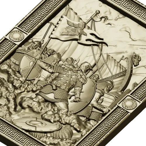 Sviatoslav bas-relief STL for CNC milling