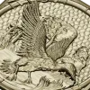 STL модель селезня в рамке - панель для ЧПУ