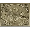 STL модель селезня в рамке - панель для ЧПУ