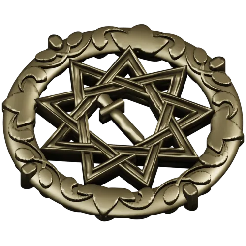 Знак Вечной Звезды - 3D модель STL для ЧПУ