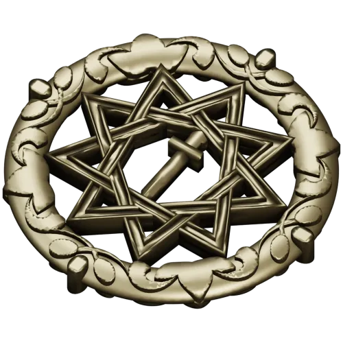 Знак Вечной Звезды - 3D модель STL для ЧПУ