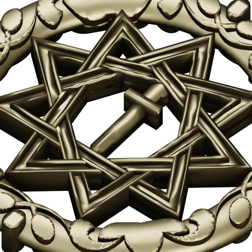 Знак Вечной Звезды - 3D модель STL для ЧПУ