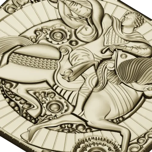Gallant Horseman Relief - STL 3D model for CNC carving