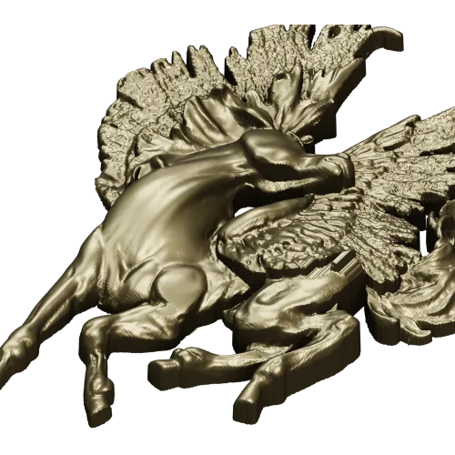 Сказочная лошадка - 3D модель STL для ЧПУ