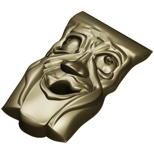 Весёлый Лик - 3D модель STL для ЧПУ