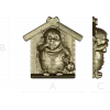 Viking in a Birdhouse - STL 3D Model for CNC