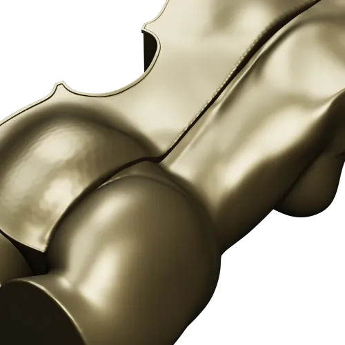 Скрипичный торс - 3D модель в формате STL для ЧПУ