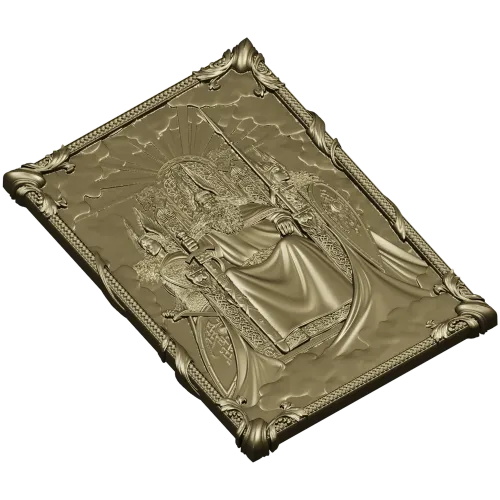 Славянский Владыка - 3D модель stl для ЧПУ (барельеф)