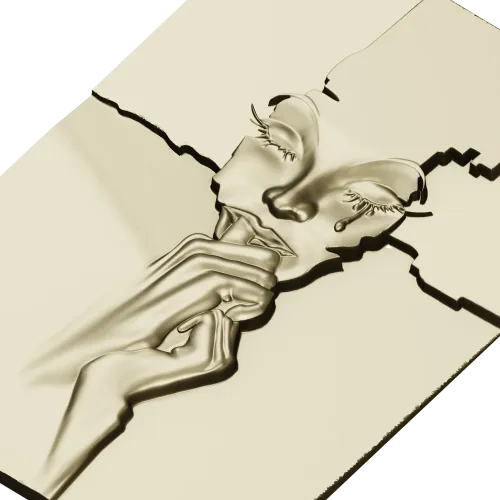 Weeping Fragment - high-relief STL 3D model for CNC milling
