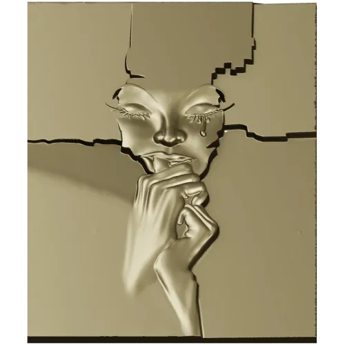 Weeping Fragment - high-relief STL 3D model for CNC milling