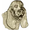 Bloodhound Head Relief STL for CNC